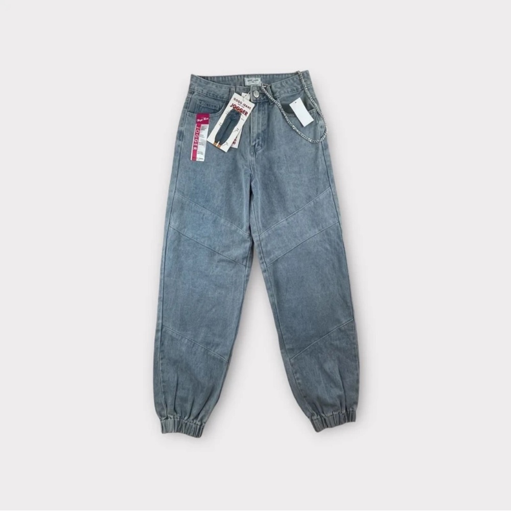 GOGO Women's Blue Straight Leg Jeans